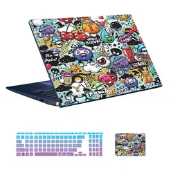 اسکین لپ تاپ طرح Freak کد 06 به همراه استیکر کیبورد