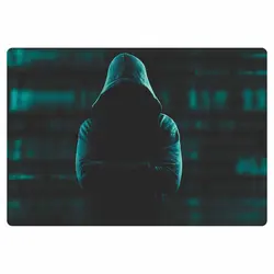 اسکین لپ تاپ طرح Hacker کد ۰۶ به همراه استیکر کیبورد