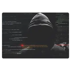 اسکین لپ تاپ طرح Hacker کد ۱۰ به همراه استیکر کیبورد