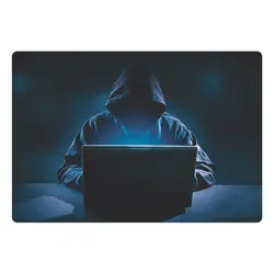 اسکین لپ تاپ طرح Hacker کد ۱۲ به همراه استیکر کیبورد