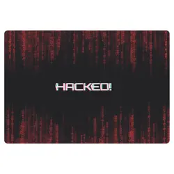 اسکین لپ تاپ طرح Hacker کد ۱۷ به همراه استیکر کیبورد
