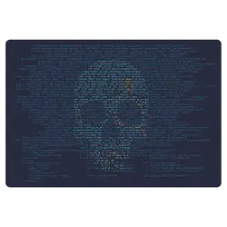اسکین لپ تاپ طرح Hacker کد ۱۹ به همراه استیکر کیبورد
