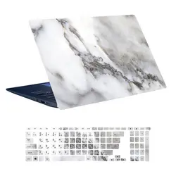 اسکین لپ تاپ طرح Marble کد 37 به همراه استیکر کیبورد
