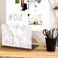 اسکین لپ تاپ طرح Marble کد 40 به همراه استیکر کیبورد