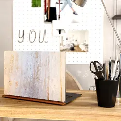 اسکین لپ تاپ طرح Marble کد ۸۱ به همراه استیکر کیبورد