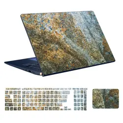 اسکین لپ تاپ طرح Marble کد ۸۶ به همراه استیکر کیبورد