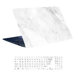 اسکین لپ تاپ طرح Marble کد 41 به همراه استیکر کیبورد