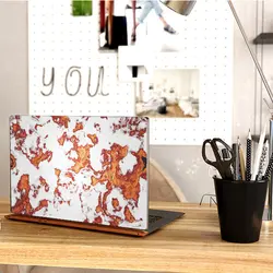 اسکین لپ تاپ طرح Marble کد ۶۴ به همراه استیکر کیبورد