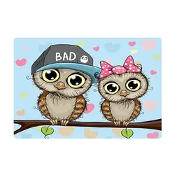 اسکین لپ تاپ طرح Owl کد02 به همراه استیکر کیبورد