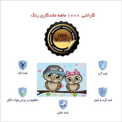 اسکین لپ تاپ طرح Owl کد02 به همراه استیکر کیبورد