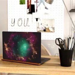 اسکین لپ تاپ طرح Space کد ۱۱۶ به همراه استیکر کیبورد