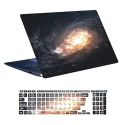 اسکین لپ تاپ طرح Space کد ۱۰۵ به همراه استیکر کیبورد