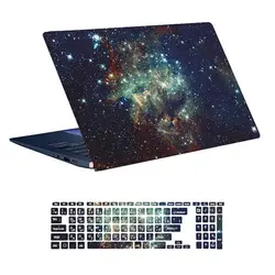 اسکین لپ تاپ طرح Space کد ۱۴۹ به همراه استیکر کیبورد