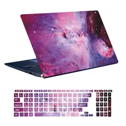 اسکین لپ تاپ طرح Space کد 33 به همراه استیکر کیبورد