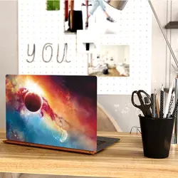 اسکین لپ تاپ طرح Space کد 34 به همراه استیکر کیبورد