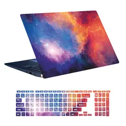 اسکین لپ تاپ طرح Space کد 41 به همراه استیکر کیبورد