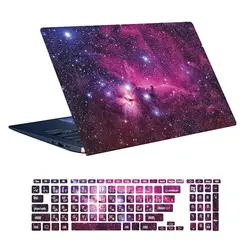 اسکین لپ تاپ طرح Space کد ۴۴ به همراه استیکر کیبورد