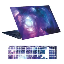 اسکین لپ تاپ طرح Space کد 46 به همراه استیکر کیبورد