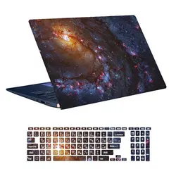 اسکین لپ تاپ طرح Space کد ۵۵ به همراه استیکر کیبورد