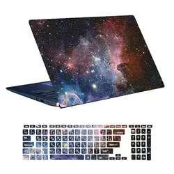 اسکین لپ تاپ طرح Space کد 76 به همراه استیکر کیبورد