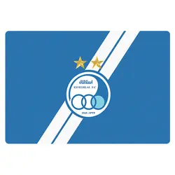 اسکین لپ تاپ طرح استقلال کد ۰۲ به همراه استیکر کیبورد