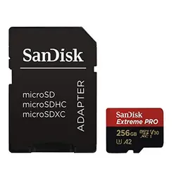کارت حافظه microSDXC سن دیسک مدل Extreme PRO کلاس A2 استاندارد UHS-I U3 سرعت 200MBps ظرفیت 256 گیگابایت (کپی) - حافظه طلایی تهران - TMCMARKET