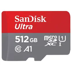 کارت حافظه microSDXC سن دیسک مدل Ultra کلاس 10 استاندارد UHS-I U1 سرعت 150MBps ظرفیت 512 گیگابایت - حافظه طلایی تهران - تی ام سی مارکت - TMCMARKET