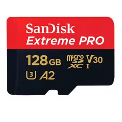 کارت حافظه microSDXC سن دیسک مدل Extreme PRO کلاس A2 استاندارد UHS-I U3 سرعت 200MBps ظرفیت 128 گیگابایت - حافظه طلایی تهران - تی ام سی مارکت - TMCMARKET