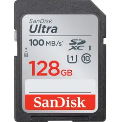 کارت حافظه SDXC سن دیسک مدل Ultra کلاس 10 استاندارد UHS-I U1 سرعت 140MBps ظرفیت 128 گیگابایت - حافظه طلایی تهران - تی ام سی مارکت - TMCMARKET