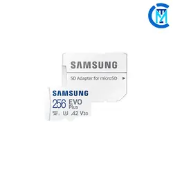 کارت حافظه microSDXC سامسونگ مدل Evo Plus کلاس 10 استاندارد UHS-I U3 سرعت 130MBps همراه با آداپتور SD ظرفیت 256 گیگابایت - حافظه طلایی تهران - تی ام سی مارکت - TMCMARKET