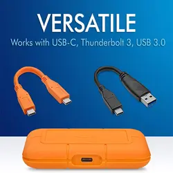 حافظه اس اس دی اکسترنال لسی  lacie Rugged SSD 2TB USB-C