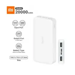 شارژر همراه شیائومی مدل Redmi ظرفیت 10000 میلی آمپر ساعت به همراه کابل تبدیل microUSB - حافظه طلایی تهران - تی ام سی مارکت - TMCMARKET