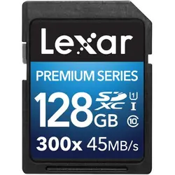 کارت حافظه SDXC لکسار مدل Premium کلاس 10 استاندارد UHS-I U1 سرعت 45MBps 300X ظرفیت 128 گیگابایت - حافظه طلایی تهران - تی ام سی مارکت - TMCMARKET
