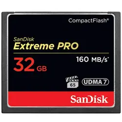 کارت حافظه CompactFlash سن دیسک مدل Extreme Pro سرعت 1067X 160MBps ظرفیت 32 گیگابایت - حافظه طلایی تهران - تی ام سی مارکت - TMCMARKET