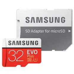 کارت حافظه microSDXC سامسونگ مدل EVO Plus کلاس 10 استاندارد UHS-I U1 سرعت 100MBps ظرفیت 32 گیگابایت به همراه آداپتور SD - حافظه طلایی تهران - تی ام سی مارکت - TMCMARKET