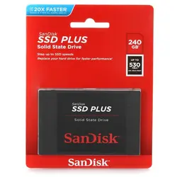 اس اس دی اینترنال سن دیسک مدل SSD PLUS ظرفیت 240 گیگابایت