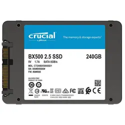 اس اس دی اینترنال کروشیال crusial مدل BX500 ظرفیت 240 گیگابایت - حافظه طلایی تهران - تی ام سی مارکت - TMCMARKET