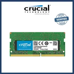 رم لپ تاپ DDR4 تک کاناله 2666 مگاهرتز CL19 کروشیال ظرفیت 8 گیگابایت - حافظه طلایی تهران - تی ام سی مارکت - TMCMARKET