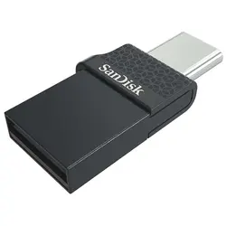 فلش مموری سن دیسک مدل Dual Drive USB Type-C ظرفیت 64 گیگابایت - حافظه طلایی تهران - تی ام سی مارکت - TMCMARKET