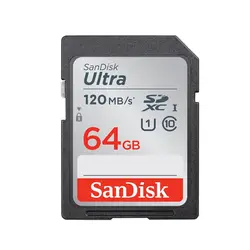 کارت حافظه SDXC سن دیسک مدل Ultra کلاس 10 استاندارد UHS-I U1 سرعت 140MBps ظرفیت 64 گیگابایت - حافظه طلایی تهران - تی ام سی مارکت - TMCMARKET
