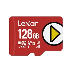 کارت حافظه microSDXC لکسار مدل PLAY کلاس 10 استاندارد UHS-I سرعت 150MBps ظرفیت 128 گیگابایت