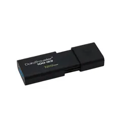 فلش مموري كينگستون DT100 G3 kingstonظرفيت 128 گيگابايت - حافظه طلایی تهران - تی ام سی مارکت - TMCMARKET
