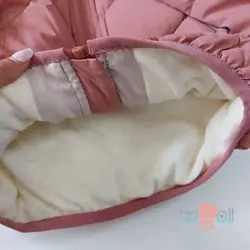 کاپشن دخترانه/پسرانه طرح لوزی