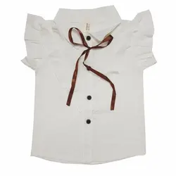 شومیز دخترانه آستین کوتاه راه‌راه