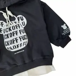 هودی مشکی دخترانه/پسرانه طرح میکی