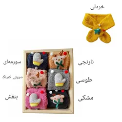 شالگردن دخترانه/پسرانه طرح کریسمس