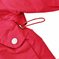 کاپشن دخترانه/پسرانه کتان قرمز