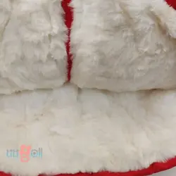 کاپشن دخترانه/پسرانه کتان قرمز