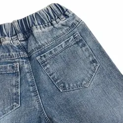 شلوار جین مام استایل دخترانه بغل قلب