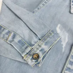 پیراهن جین پسرانه/دخترانه جیب دار